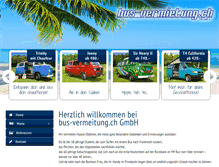 Tablet Screenshot of bus-vermietung.ch